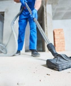 Phase 1 rough cleaning of construction site in Dallas - Fort Worth TX