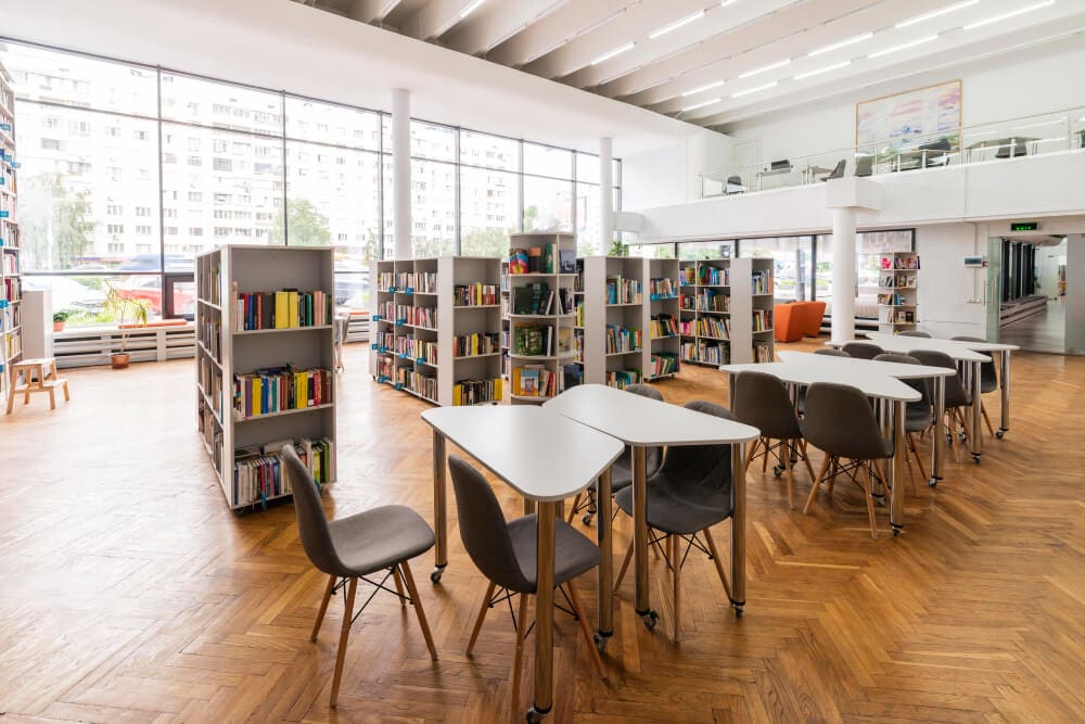 school library