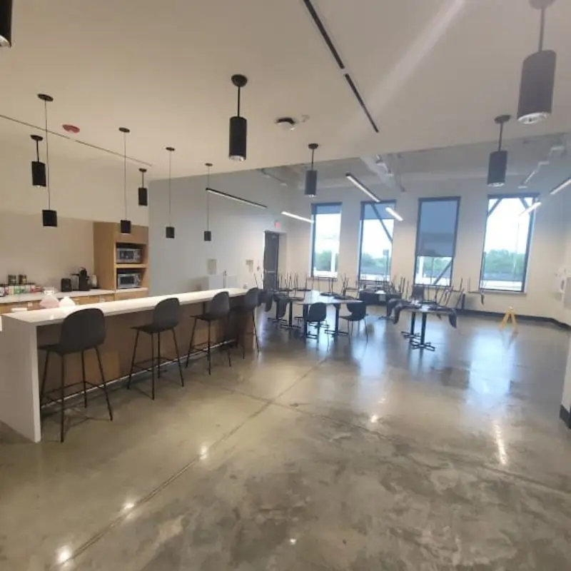 Cleaning kitchen and breakroom in Office building in Fort Worth TX