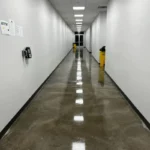 Concrete floor care completed post-construction