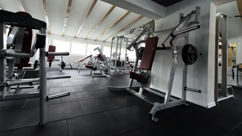 Fitness center - Cleaning rubber floors and nautical fitness equipment in Dallas TX fitness center