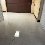 Floor cleaning after - stair well storage facility - Craddocks Cleaning