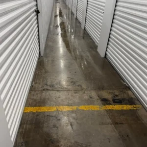 Floor cleaning after - storage room iles storage facility - Craddocks Cleaning