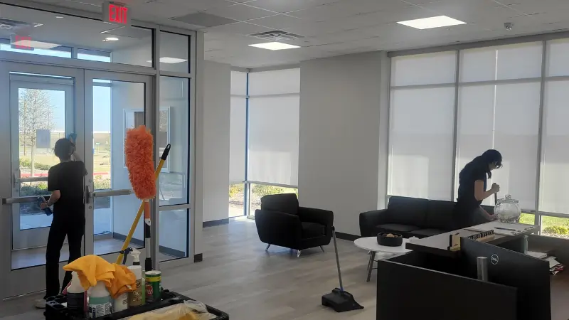 Bi-annual deep cleaning of Cedar Hill Office Space