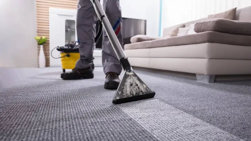Carpet cleaning in Cedar Hill residence