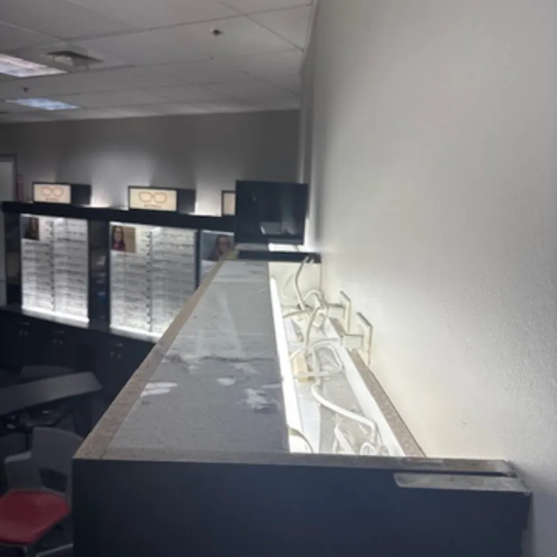 Before - Post-renovation cleaning of optometrist store VisionWorks in Mesquite TX_compressed